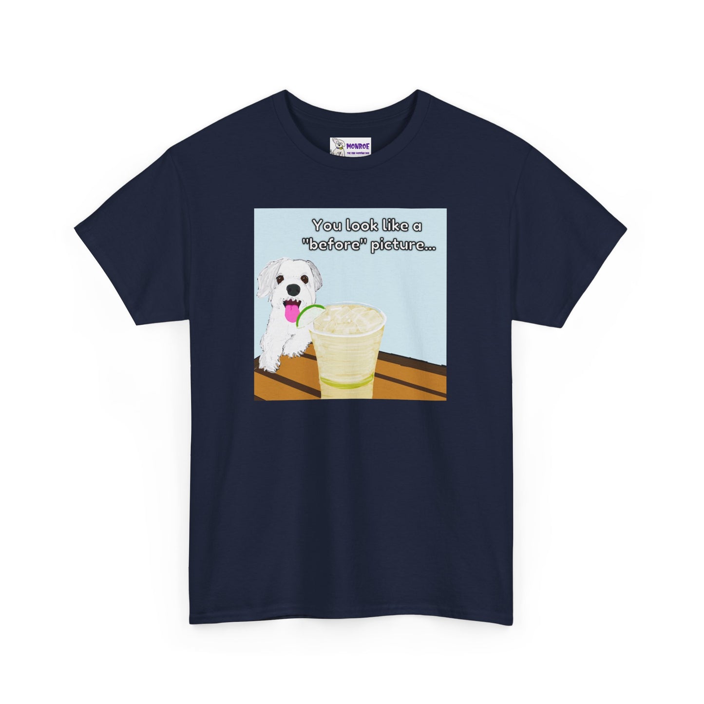 Funny Dog Lover Insult Tee - You Look Like A “Before” Picture