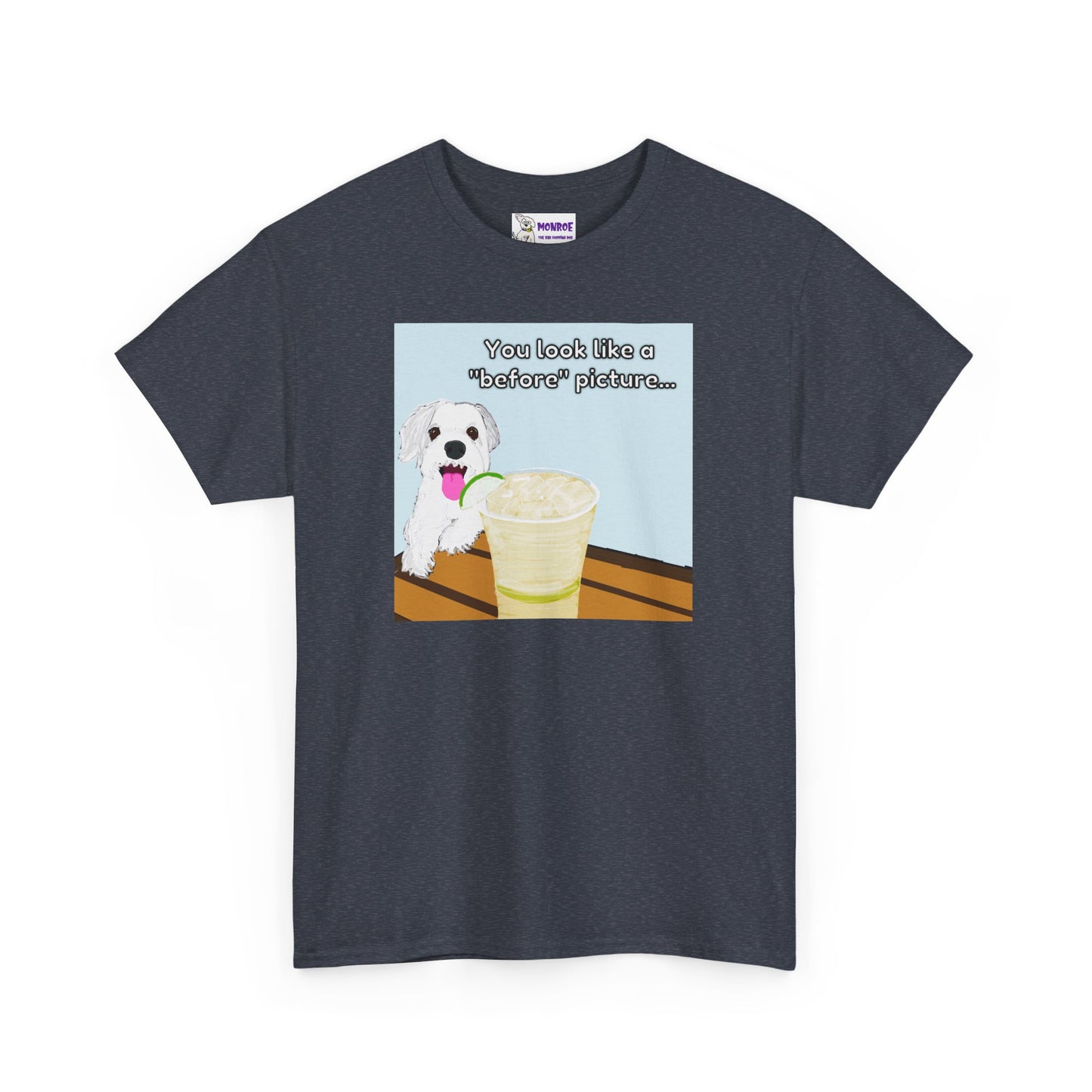 Funny Dog Lover Insult Tee - You Look Like A “Before” Picture