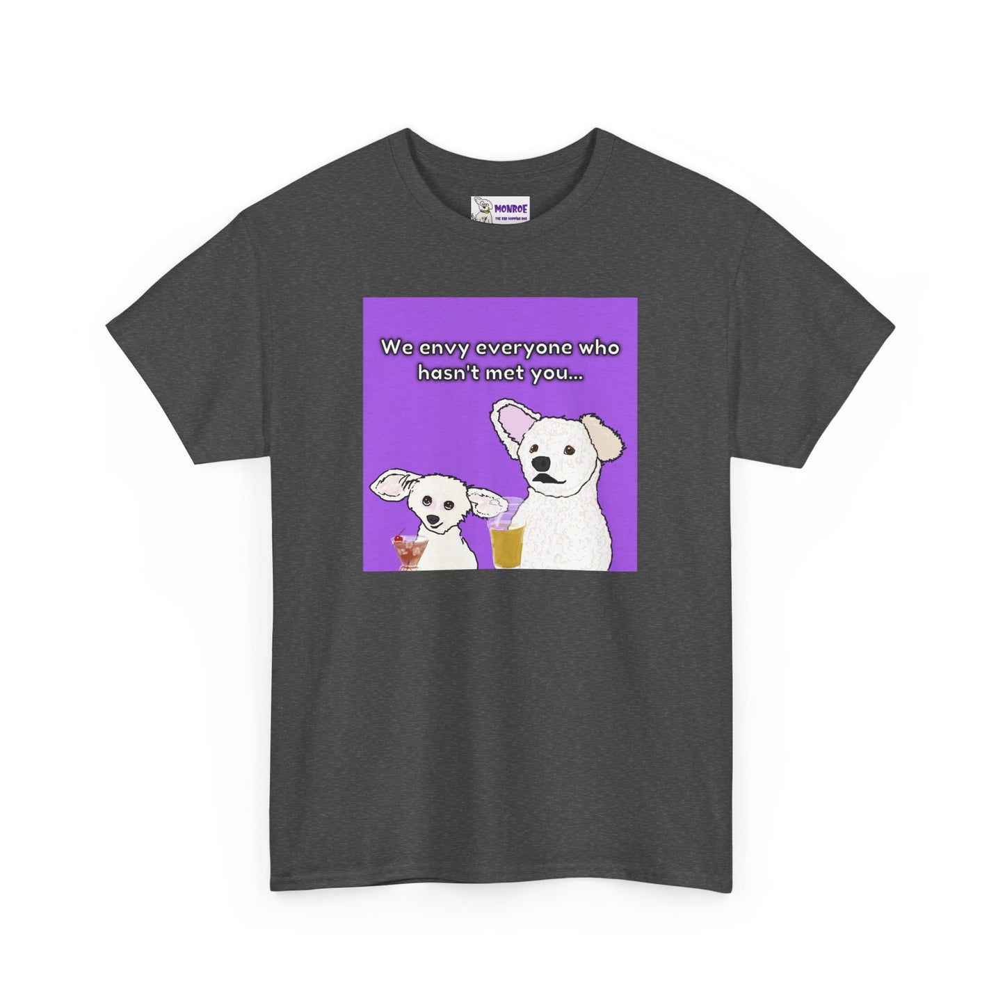 Cute Bichon Poodle Mix Insult T-Shirt - We Envy Everyone Who Hasn’t Met You…